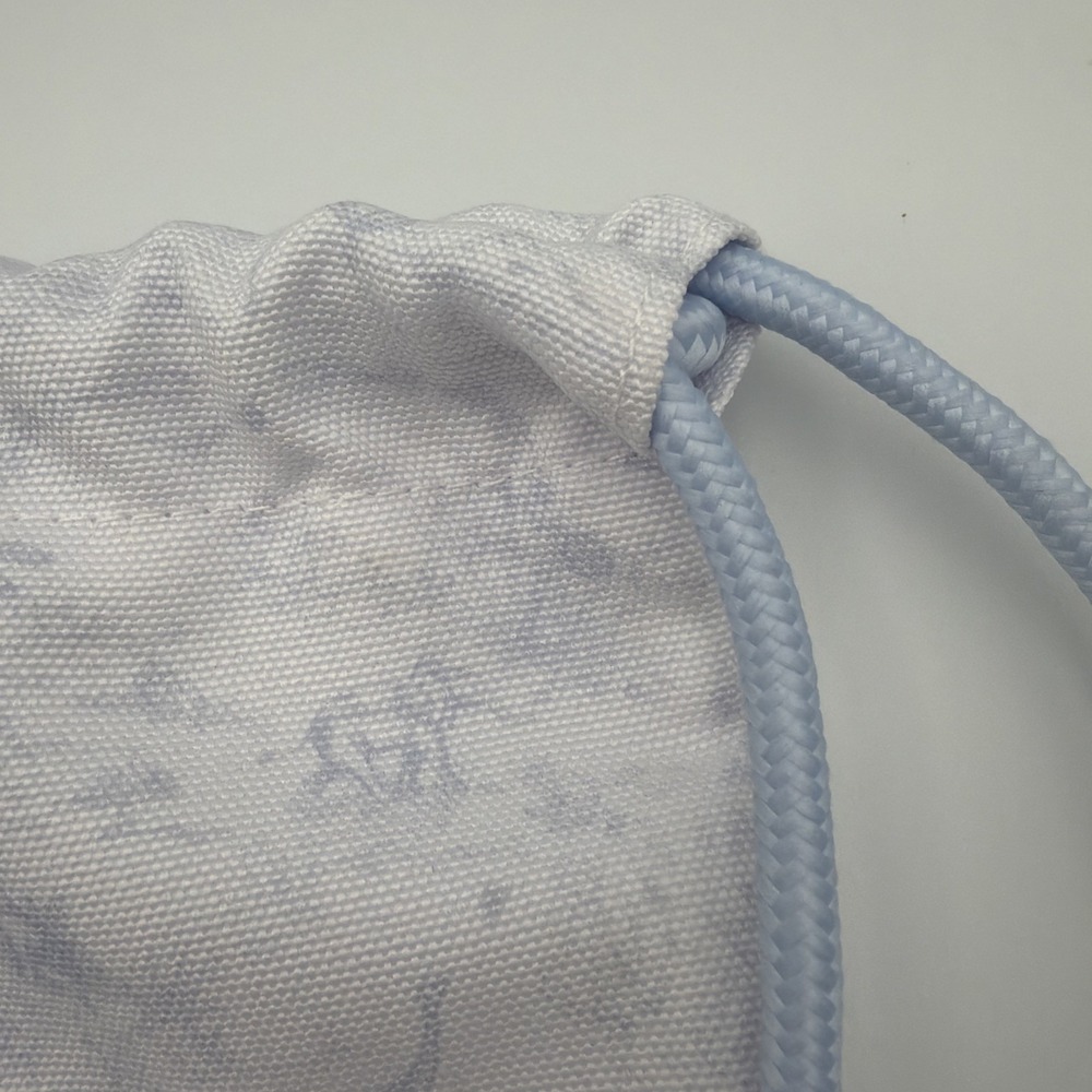 Authentic Dior Beauty VIP GWP White Blue Drawstring Pouch Toile De Jouy Safari - Picture 6 of 11